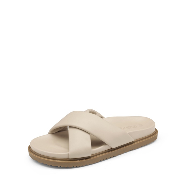 White criss deals cross sandals